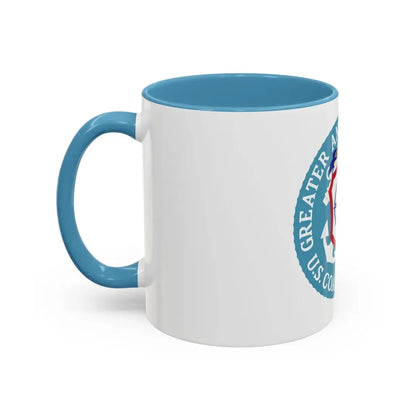 USCG Greater Antilles Section (U.S. Coast Guard) Accent Coffee Mug - Go Mug Yourself