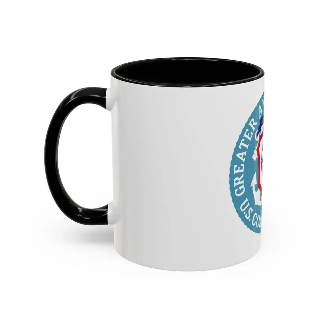 USCG Greater Antilles Section (U.S. Coast Guard) Accent Coffee Mug - Go Mug Yourself