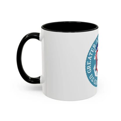 USCG Greater Antilles Section (U.S. Coast Guard) Accent Coffee Mug - Go Mug Yourself