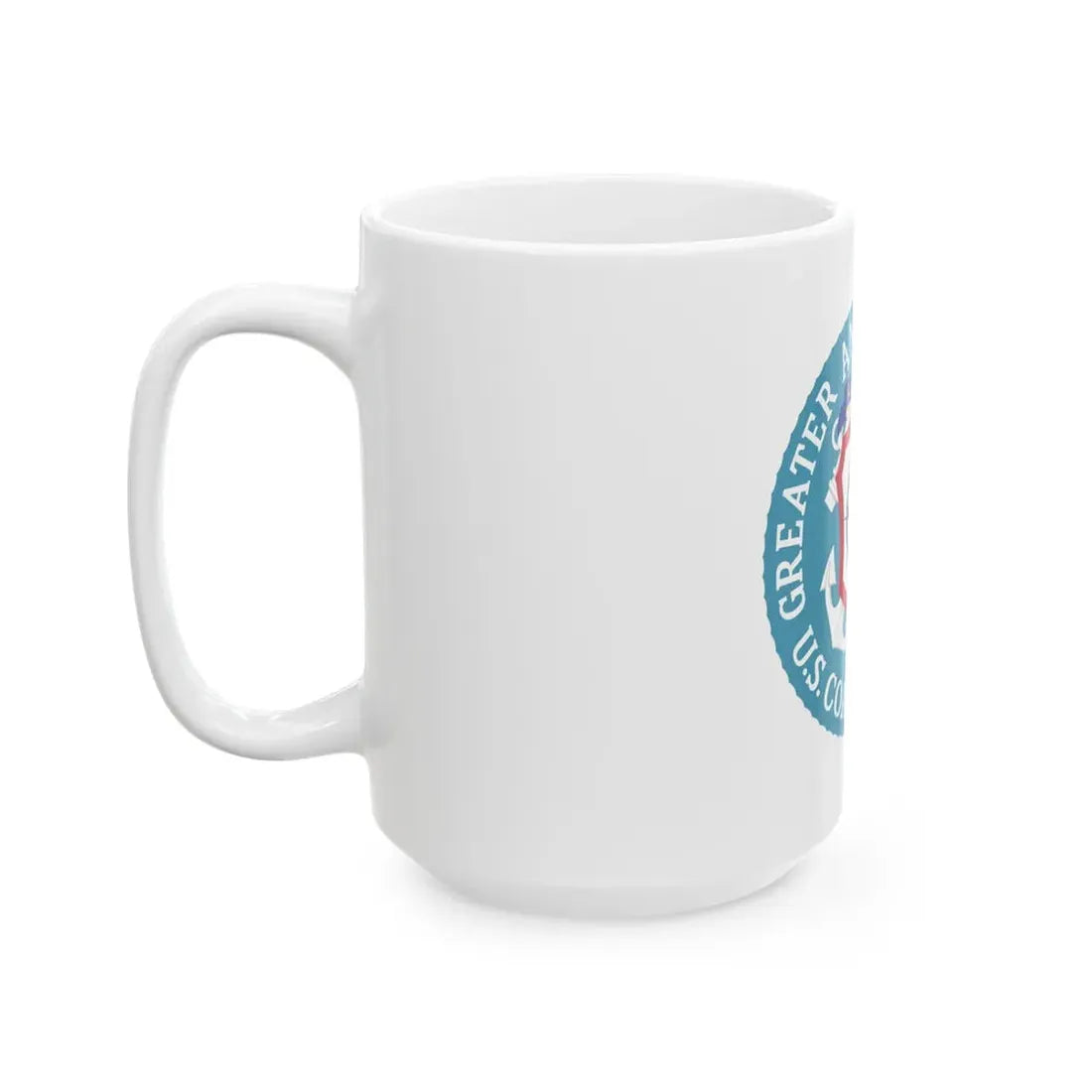 USCG Greater Antilles Section (U.S. Coast Guard) White Coffee Mug - Go Mug Yourself