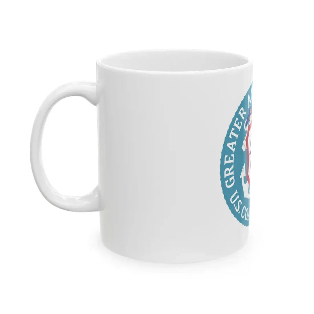 USCG Greater Antilles Section (U.S. Coast Guard) White Coffee Mug - Go Mug Yourself