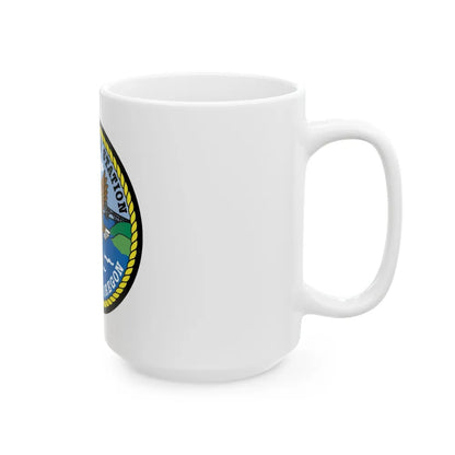 USCG Group Air Station North Bend (U.S. Coast Guard) White Coffee Mug-Go Mug Yourself