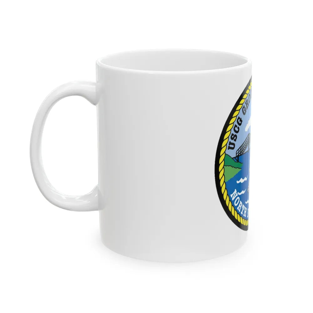 USCG Group Air Station North Bend (U.S. Coast Guard) White Coffee Mug-Go Mug Yourself