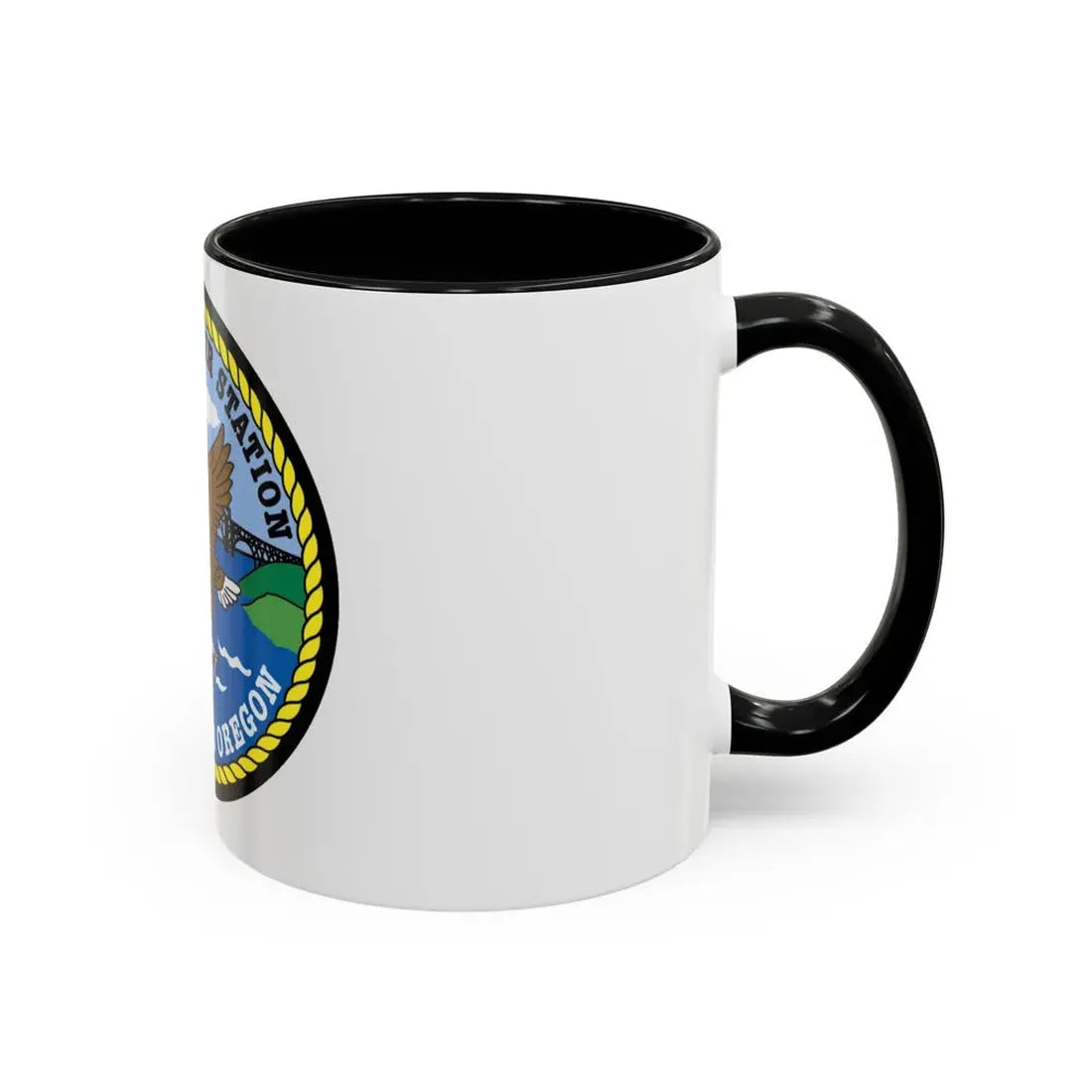 USCG Group Air Station North Bend (U.S. Coast Guard) Accent Coffee Mug - Go Mug Yourself