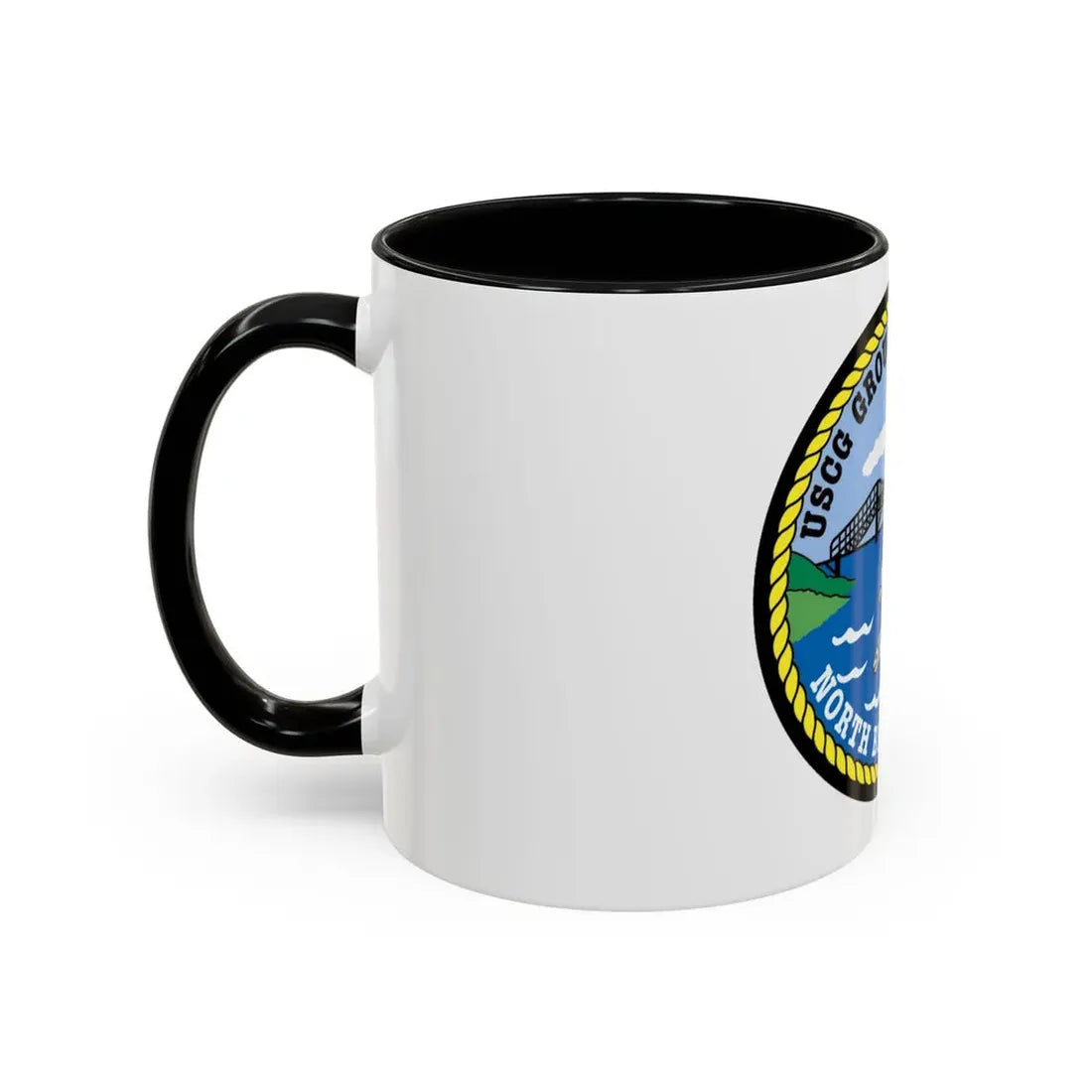 USCG Group Air Station North Bend (U.S. Coast Guard) Accent Coffee Mug - Go Mug Yourself