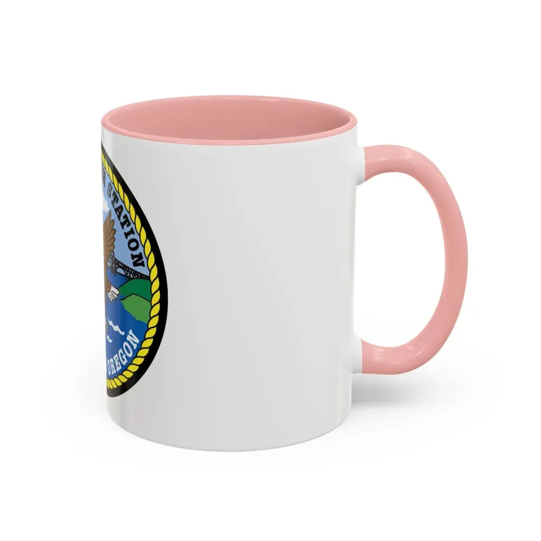 USCG Group Air Station North Bend (U.S. Coast Guard) Accent Coffee Mug - Go Mug Yourself