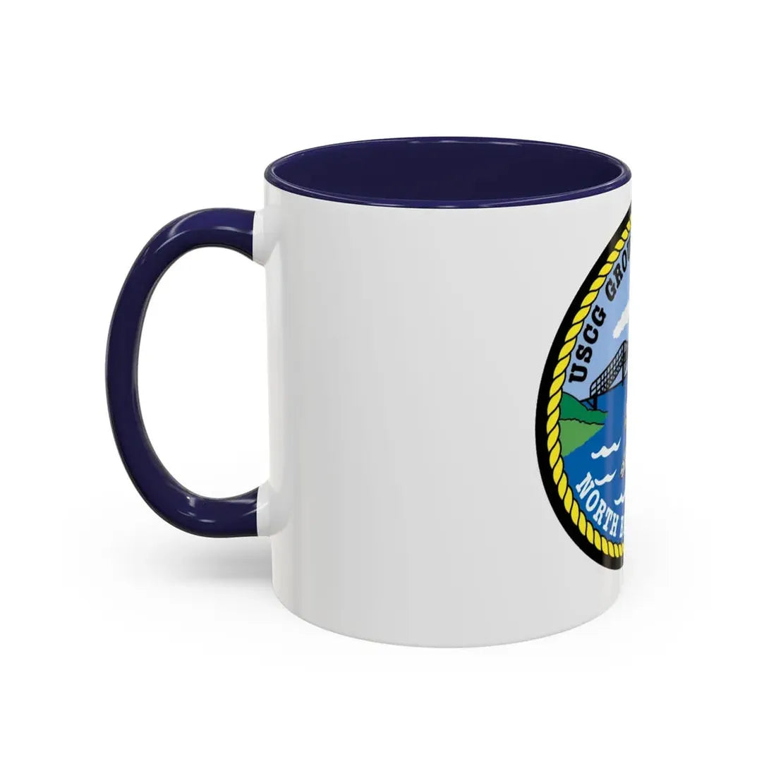 USCG Group Air Station North Bend (U.S. Coast Guard) Accent Coffee Mug - Go Mug Yourself