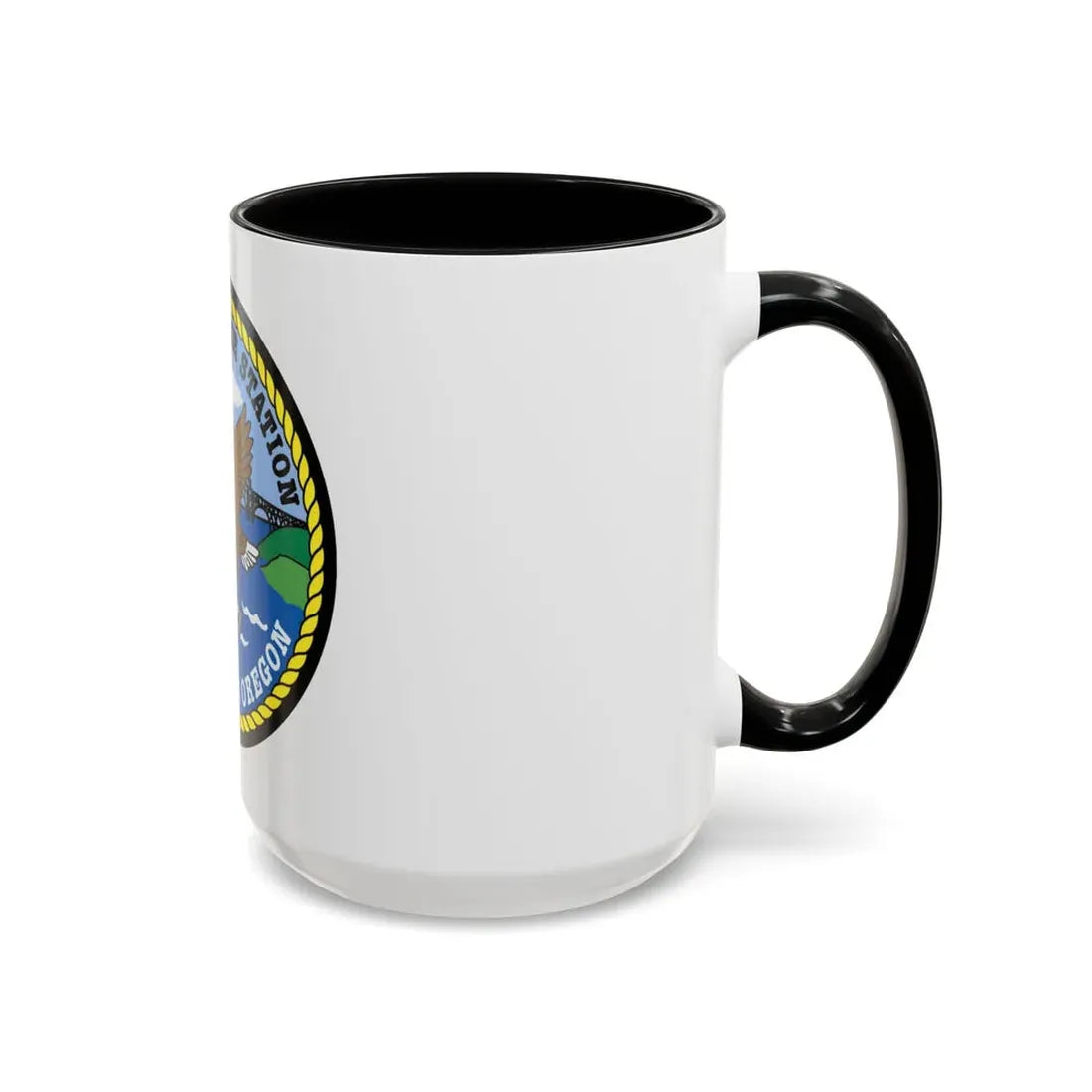 USCG Group Air Station North Bend (U.S. Coast Guard) Accent Coffee Mug - Go Mug Yourself