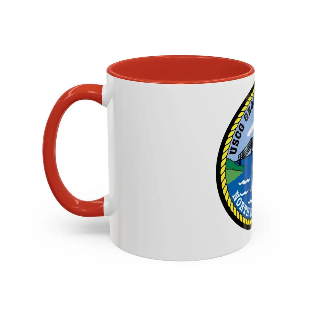 USCG Group Air Station North Bend (U.S. Coast Guard) Accent Coffee Mug - Go Mug Yourself