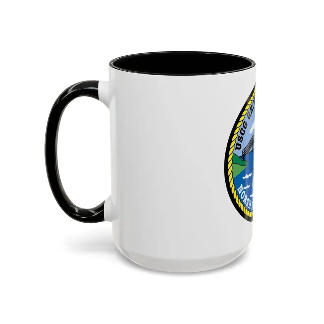 USCG Group Air Station North Bend (U.S. Coast Guard) Accent Coffee Mug - Go Mug Yourself