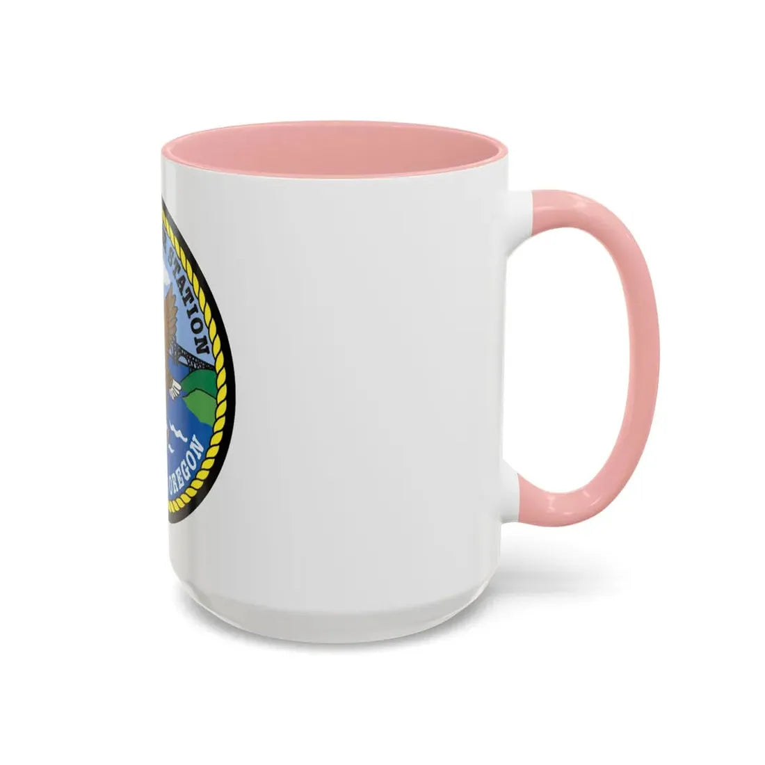 USCG Group Air Station North Bend (U.S. Coast Guard) Accent Coffee Mug - Go Mug Yourself