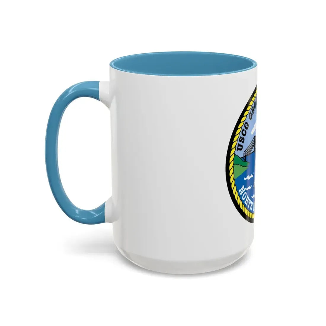 USCG Group Air Station North Bend (U.S. Coast Guard) Accent Coffee Mug - Go Mug Yourself