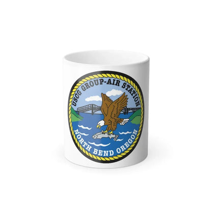 USCG Group Air Station North Bend (U.S. Coast Guard) Color Changing Coffee Mug 11oz - Go Mug Yourself