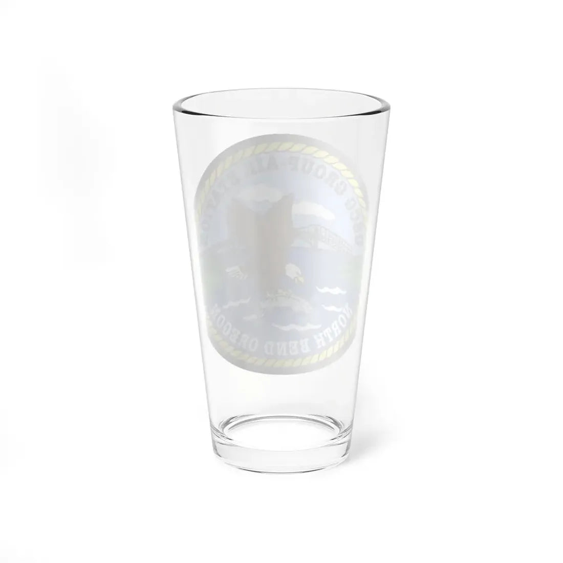 USCG Group Air Station North Bend (U.S. Coast Guard) Pint Glass 16oz - Go Mug Yourself