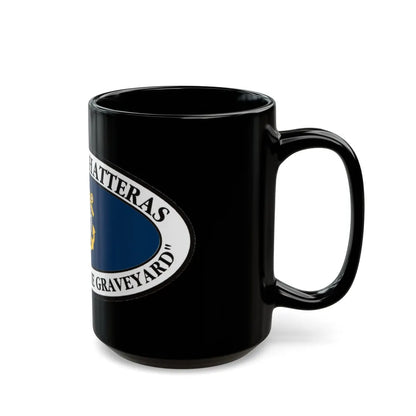 USCG Group Cape Hatteras VINT (U.S. Coast Guard) Black Coffee Mug-Go Mug Yourself