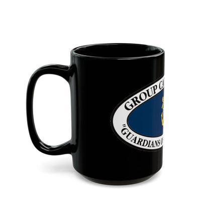 USCG Group Cape Hatteras VINT (U.S. Coast Guard) Black Coffee Mug-Go Mug Yourself