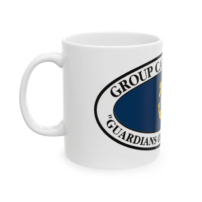 USCG Group Cape Hatteras VINT (U.S. Coast Guard) White Coffee Mug-Go Mug Yourself