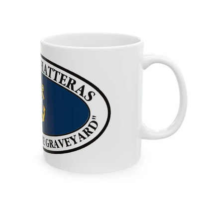 USCG Group Cape Hatteras VINT (U.S. Coast Guard) White Coffee Mug-Go Mug Yourself