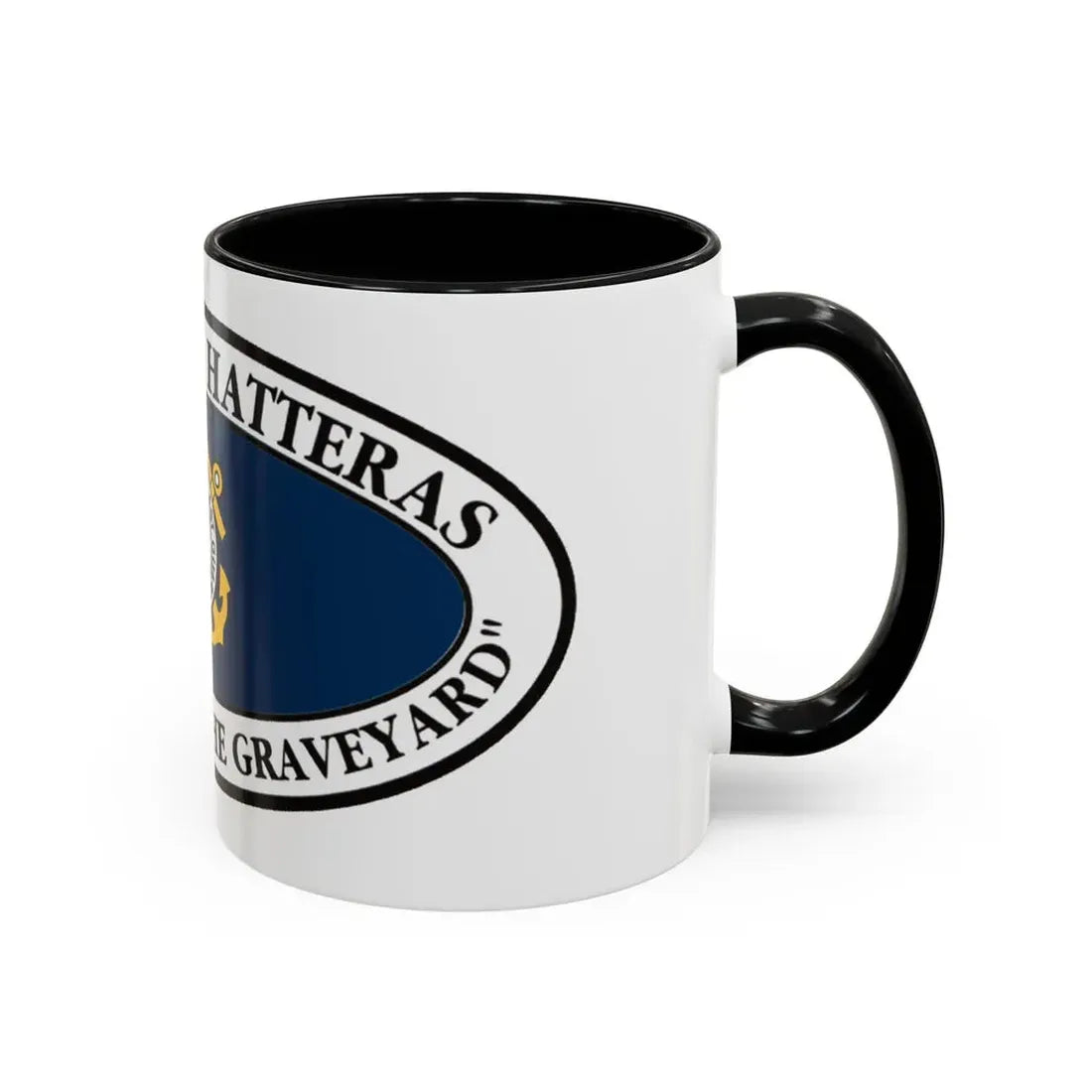 USCG Group Cape Hatteras VINT (U.S. Coast Guard) Accent Coffee Mug - Go Mug Yourself
