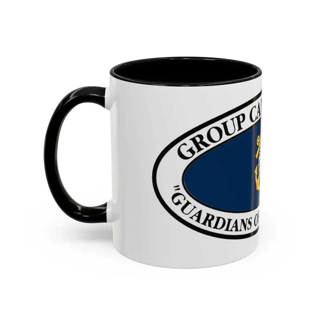 USCG Group Cape Hatteras VINT (U.S. Coast Guard) Accent Coffee Mug - Go Mug Yourself