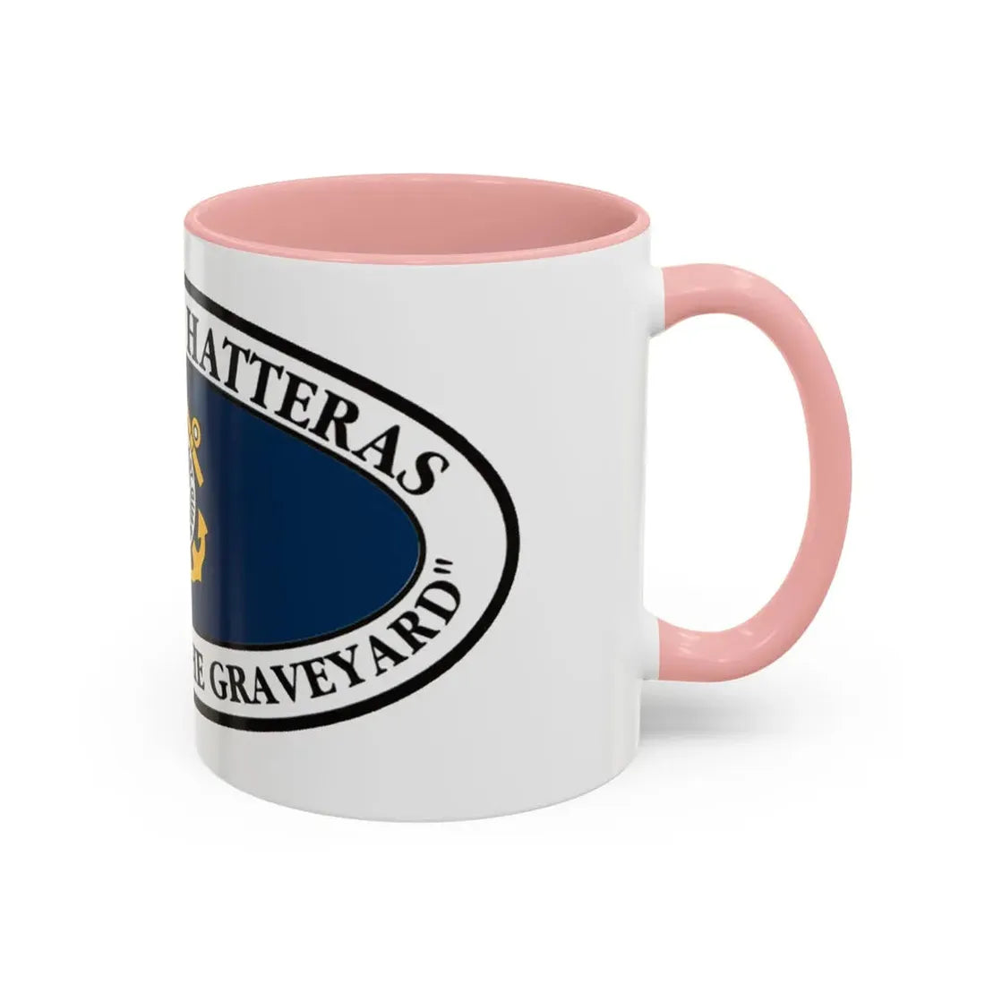 USCG Group Cape Hatteras VINT (U.S. Coast Guard) Accent Coffee Mug - Go Mug Yourself