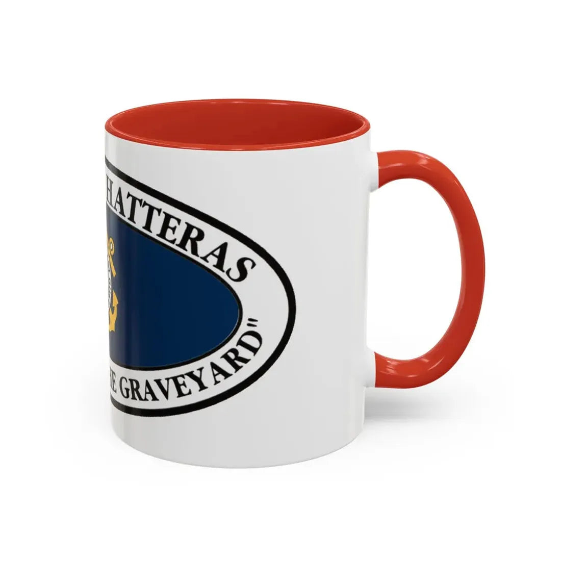 USCG Group Cape Hatteras VINT (U.S. Coast Guard) Accent Coffee Mug - Go Mug Yourself