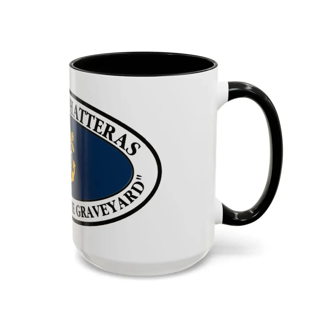 USCG Group Cape Hatteras VINT (U.S. Coast Guard) Accent Coffee Mug - Go Mug Yourself