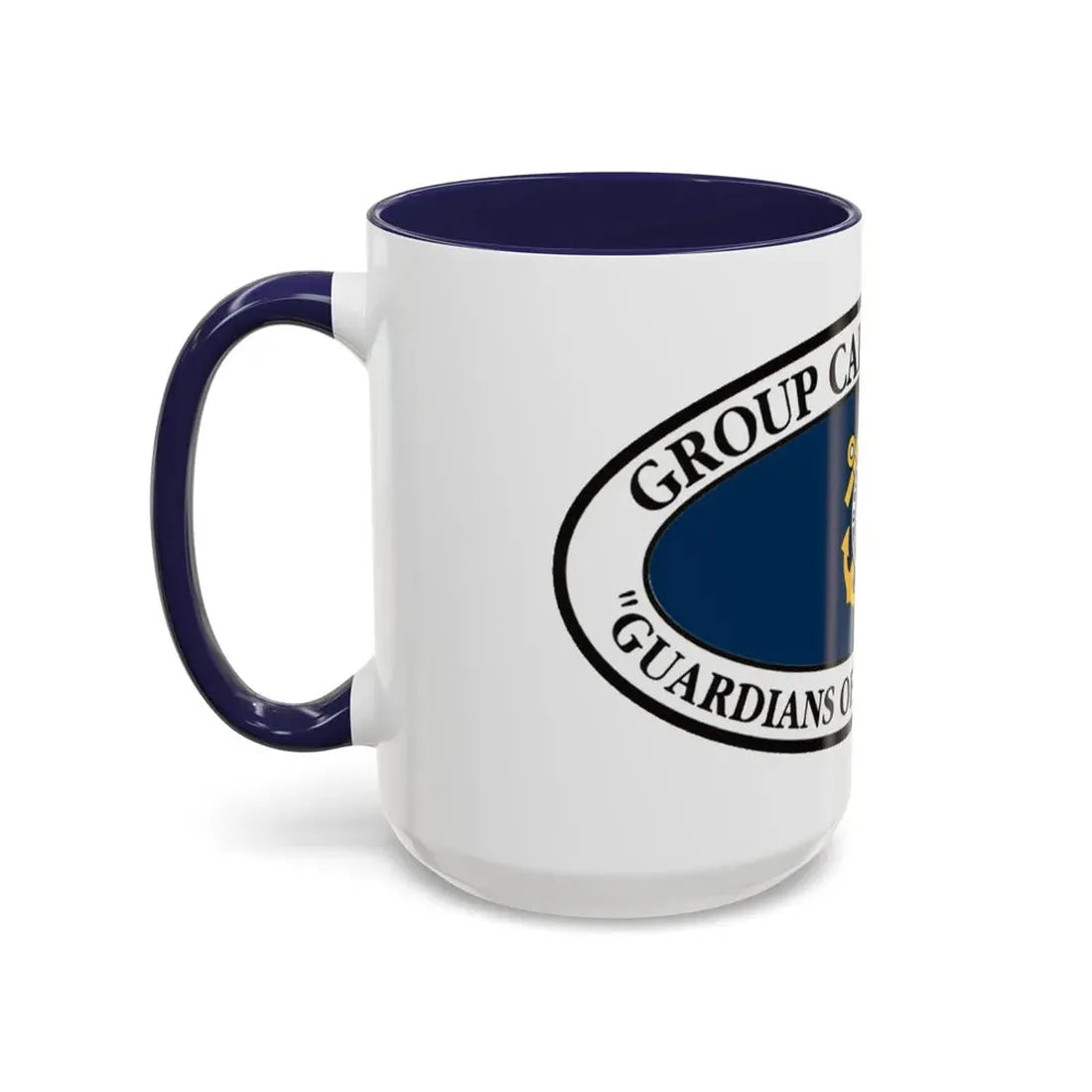 USCG Group Cape Hatteras VINT (U.S. Coast Guard) Accent Coffee Mug - Go Mug Yourself