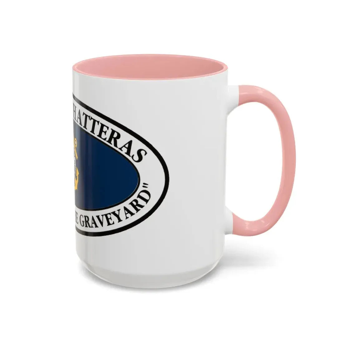 USCG Group Cape Hatteras VINT (U.S. Coast Guard) Accent Coffee Mug - Go Mug Yourself