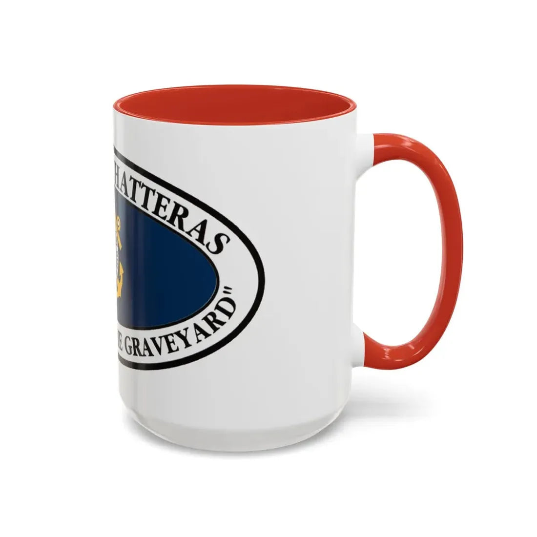 USCG Group Cape Hatteras VINT (U.S. Coast Guard) Accent Coffee Mug - Go Mug Yourself