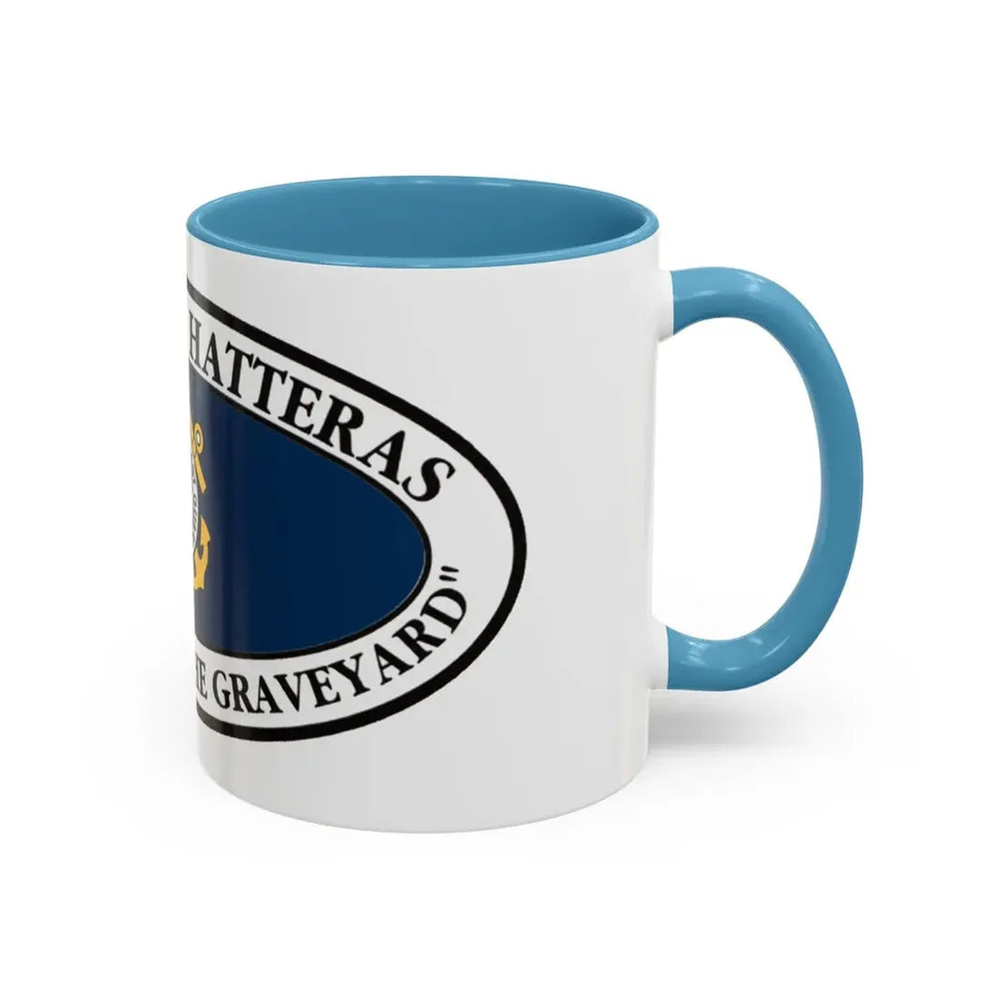 USCG Group Cape Hatteras VINT (U.S. Coast Guard) Accent Coffee Mug - Go Mug Yourself