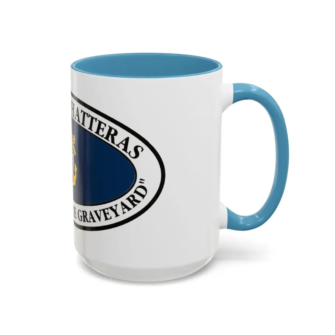 USCG Group Cape Hatteras VINT (U.S. Coast Guard) Accent Coffee Mug - Go Mug Yourself