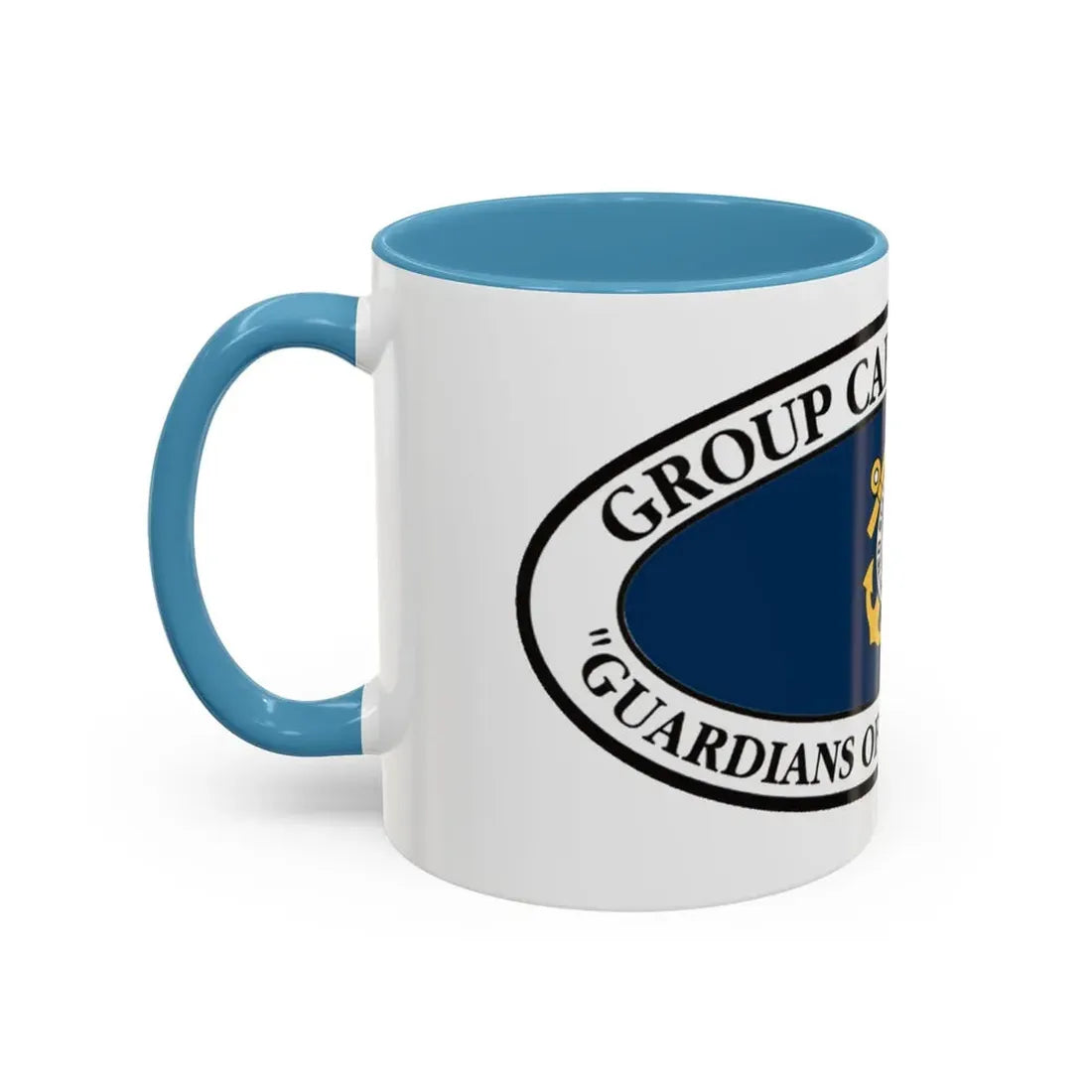 USCG Group Cape Hatteras VINT (U.S. Coast Guard) Accent Coffee Mug - Go Mug Yourself