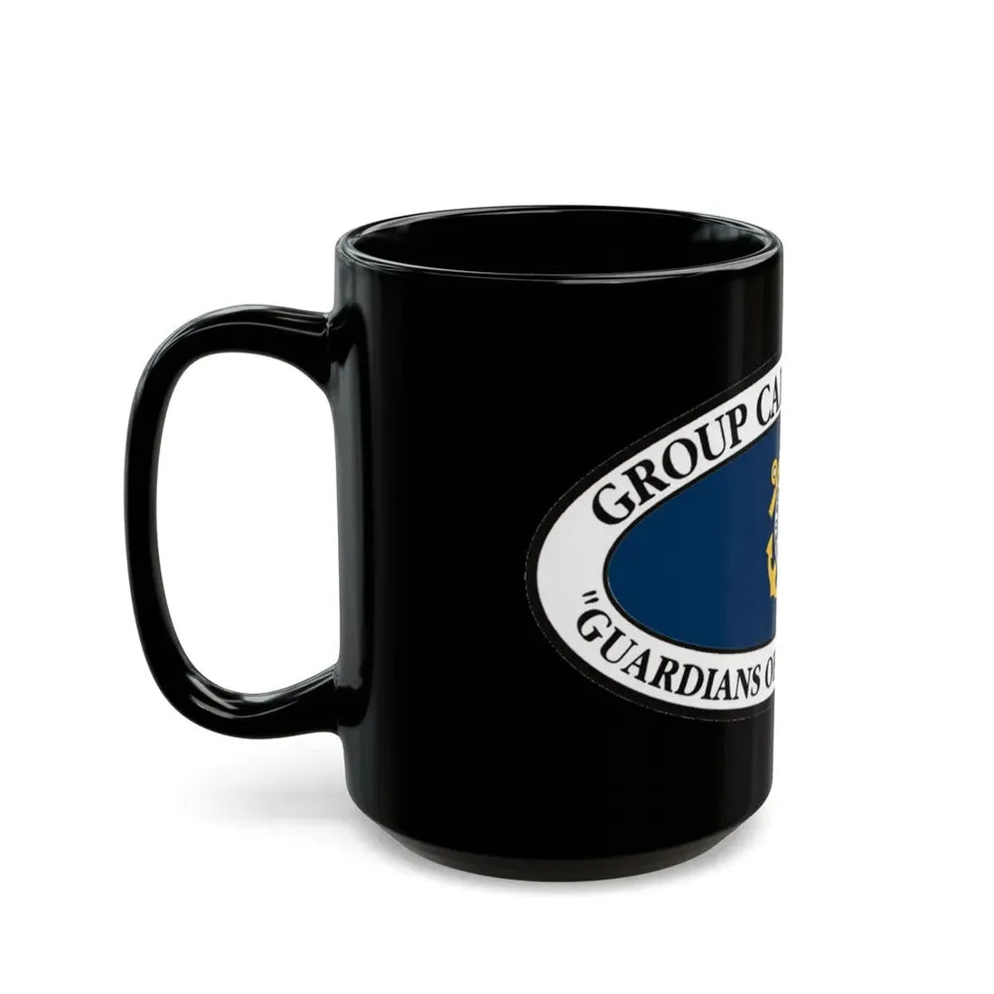 USCG Group Cape Hatteras VINT (U.S. Coast Guard) Black Coffee Mug - Go Mug Yourself
