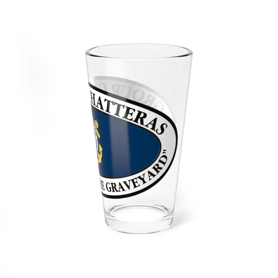 USCG Group Cape Hatteras VINT (U.S. Coast Guard) Pint Glass 16oz - Go Mug Yourself