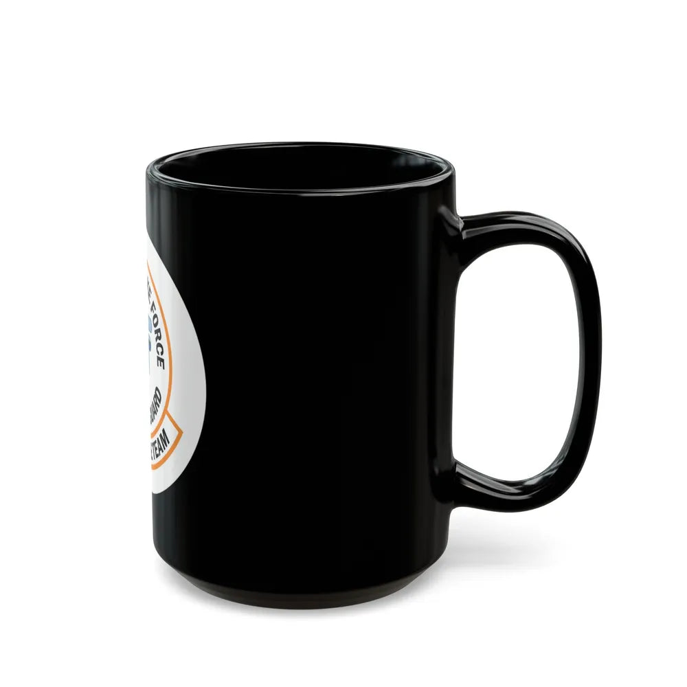 USCG Gulf Strike Team NSF (U.S. Coast Guard) Black Coffee Mug-Go Mug Yourself