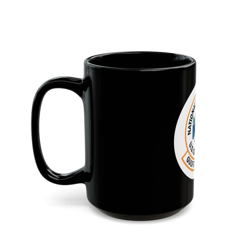 USCG Gulf Strike Team NSF (U.S. Coast Guard) Black Coffee Mug-Go Mug Yourself