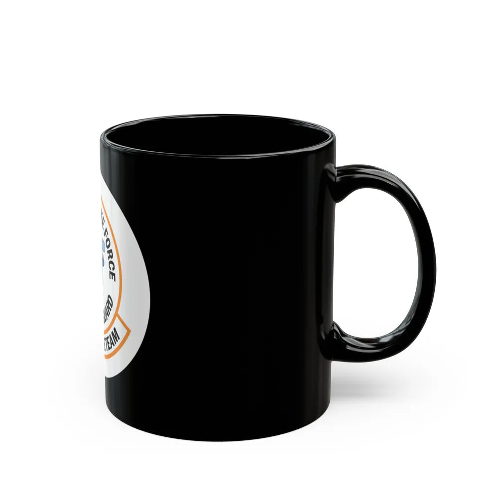 USCG Gulf Strike Team NSF (U.S. Coast Guard) Black Coffee Mug-Go Mug Yourself