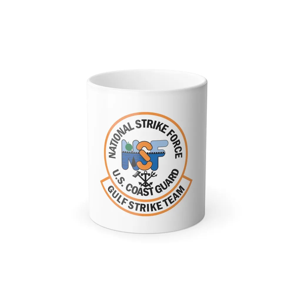 USCG Gulf Strike Team NSF (U.S. Coast Guard) Color Changing Mug 11oz-11oz-Go Mug Yourself
