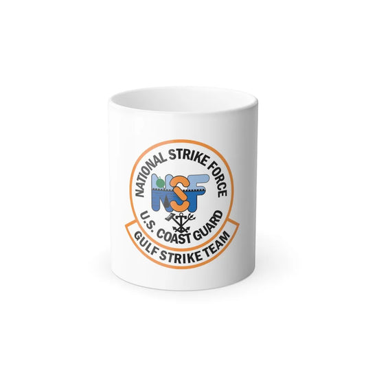 USCG Gulf Strike Team NSF (U.S. Coast Guard) Color Changing Mug 11oz-11oz-Go Mug Yourself