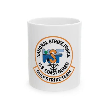 USCG Gulf Strike Team NSF (U.S. Coast Guard) White Coffee Mug-11oz-Go Mug Yourself