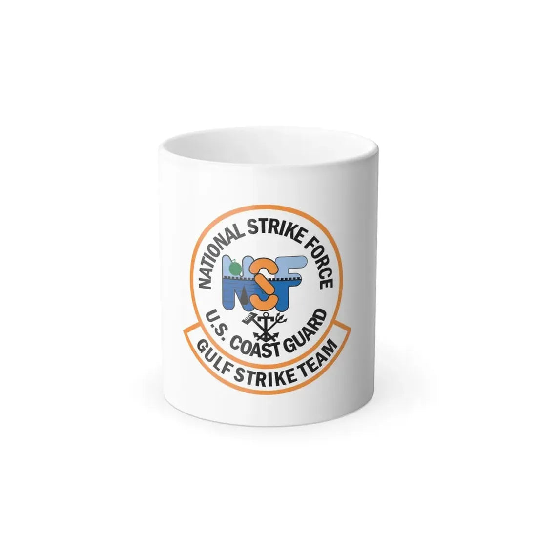 USCG Gulf Strike Team NSF (U.S. Coast Guard) Color Changing Coffee Mug 11oz - Go Mug Yourself