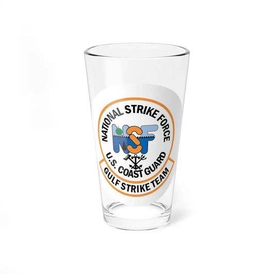 USCG Gulf Strike Team NSF (U.S. Coast Guard) Pint Glass 16oz 16oz - Go Mug Yourself