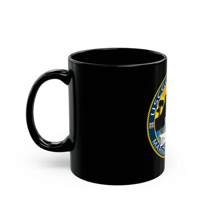 USCG Halibut Marina Del Ray CA (U.S. Coast Guard) Black Coffee Mug-Go Mug Yourself