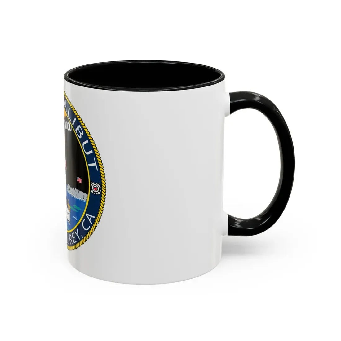 USCG Halibut Marina Del Ray CA (U.S. Coast Guard) Accent Coffee Mug - Go Mug Yourself