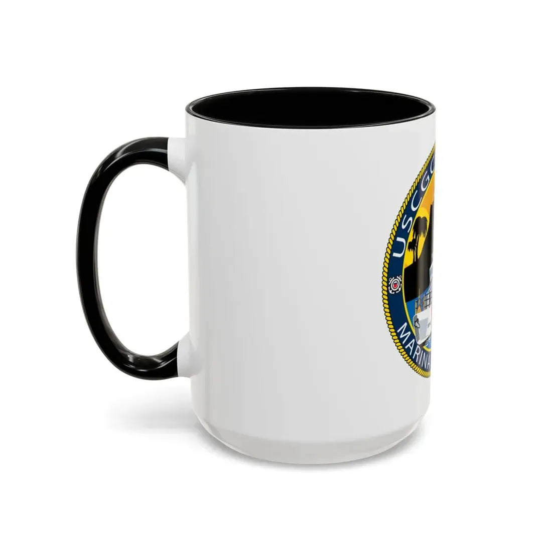USCG Halibut Marina Del Ray CA (U.S. Coast Guard) Accent Coffee Mug - Go Mug Yourself