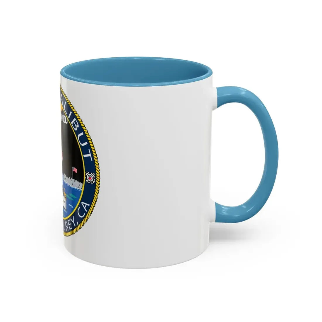 USCG Halibut Marina Del Ray CA (U.S. Coast Guard) Accent Coffee Mug - Go Mug Yourself