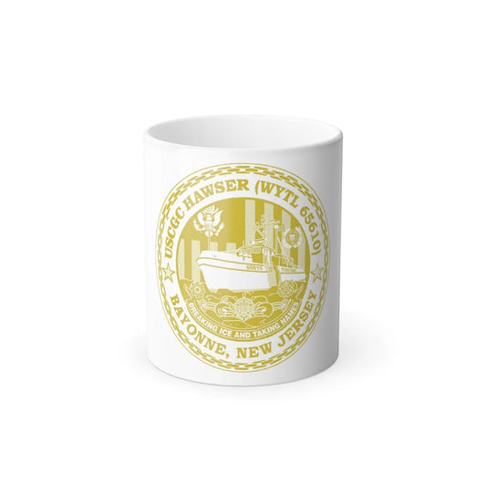 USCG Hawser WYTL 65610 Sim Gold (U.S. Coast Guard) Color Changing Mug 11oz-11oz-Go Mug Yourself