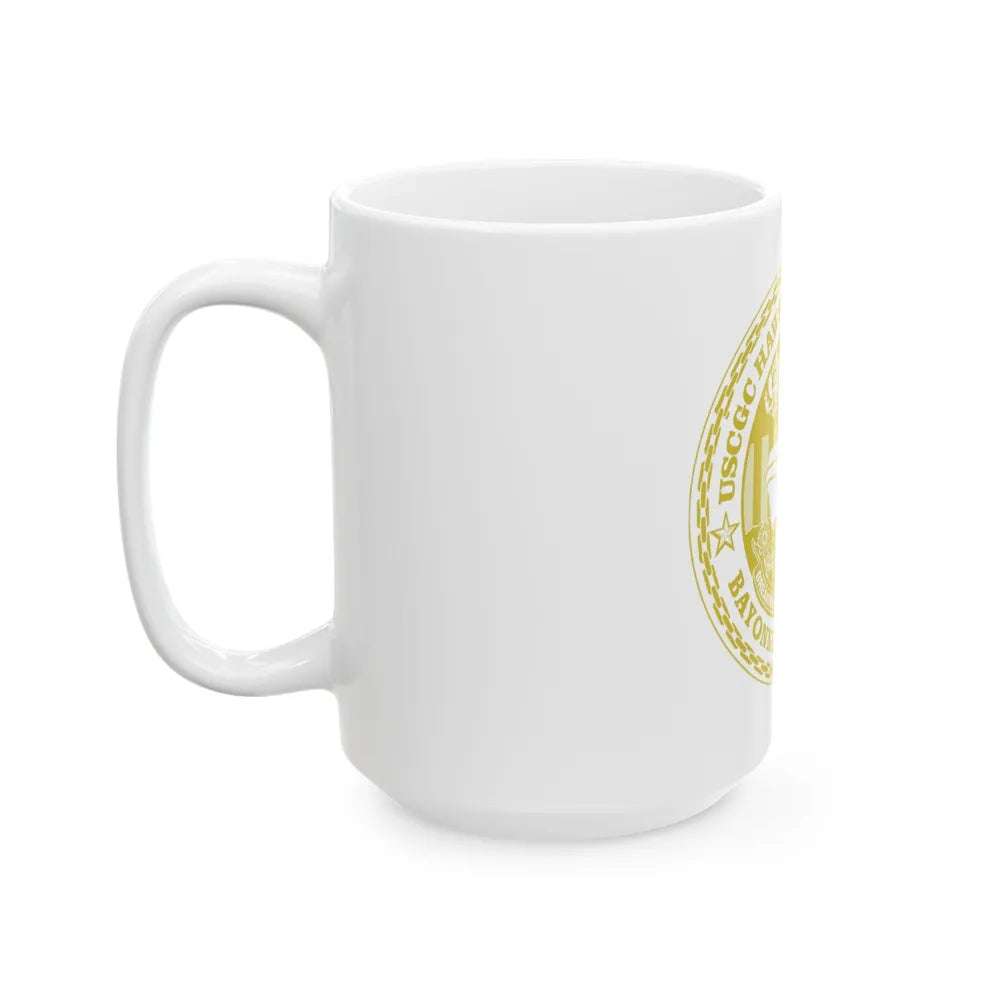 USCG Hawser WYTL 65610 Sim Gold (U.S. Coast Guard) White Coffee Mug-Go Mug Yourself