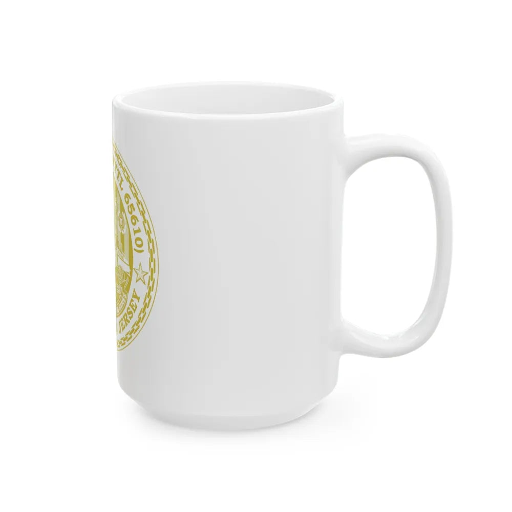 USCG Hawser WYTL 65610 Sim Gold (U.S. Coast Guard) White Coffee Mug-Go Mug Yourself